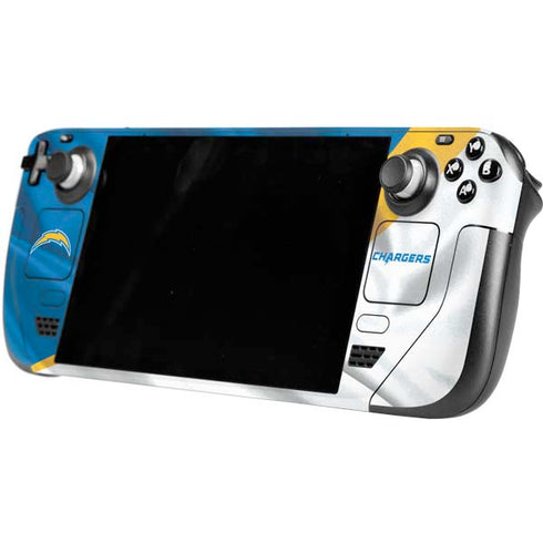 NFL Los Angeles Chargers Steam Deck Handheld Gaming Computer Skin